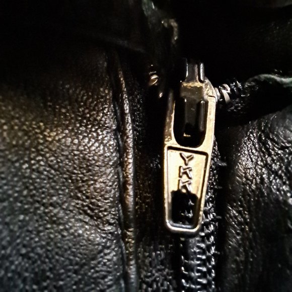 BOD & CHRISTENSEN leather pants Sz 10 ( 28W ) 2 textures HIGH END MADE IN INDIA - Picture 10 of 10